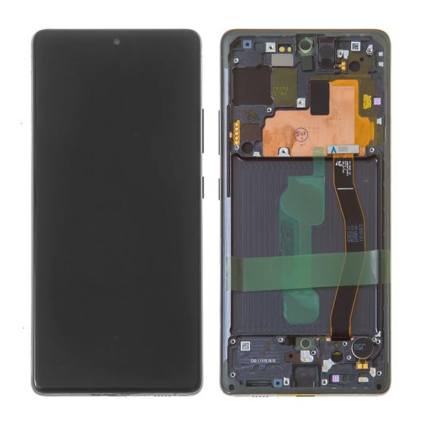 LCD PANTALLA SAMSUNG GALAXY S10 LITE COMPLETA NEGRA CON MARCO