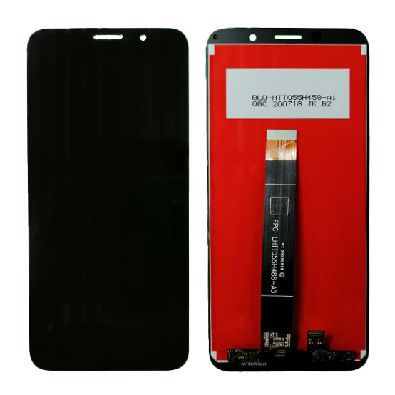 LCD PANTALLA MOTOROLA E6 PLAY COMPLETA NEGRA SIN MARCO