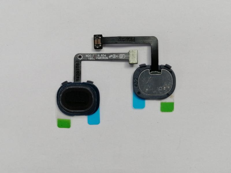 FLEX SENSOR HUELLA DIGITAL SAMSUNG GALAXY M20 M205 M30 M305 A40S AZUL