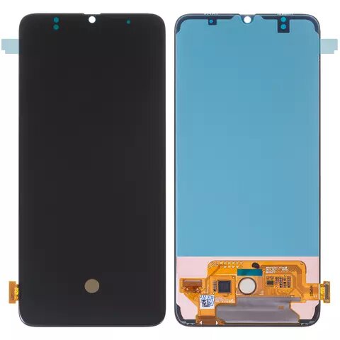 LCD PANTALLA SAMSUNG GALAXY A70 A705 COMPLETA NEGRA SIN MARCO