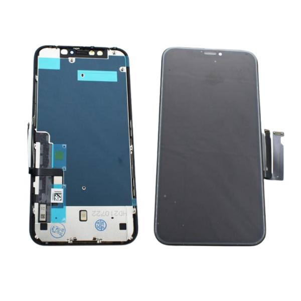 LCD PANTALLA IPHONE XR 6.1" COMPLETA NEGRA CON MARCO