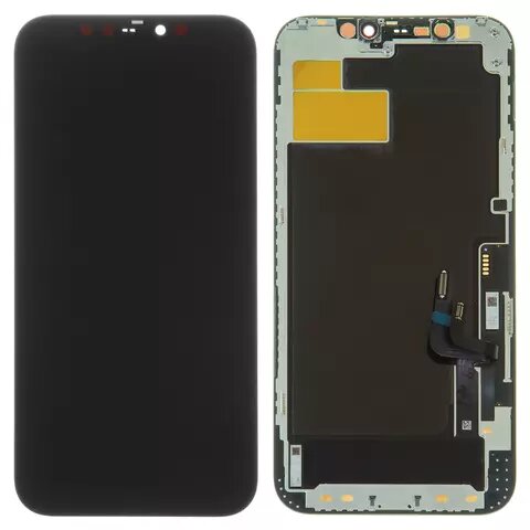 LCD PANTALLA IPHONE 12 12 PRO COMPLETA NEGRA CON MARCO