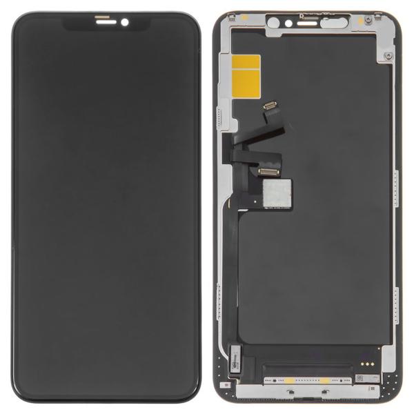LCD PANTALLA IPHONE 11 PRO MAX COMPLETA NEGRA CON MARCO