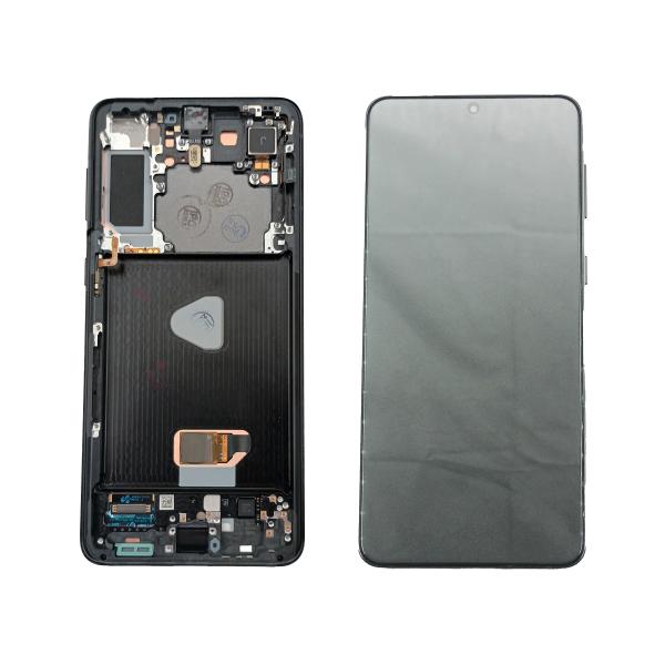 LCD PANTALLA SAMSUNG GALAXY S21 PLUS 5G G996 COMPLETA NEGRA CON MARCO