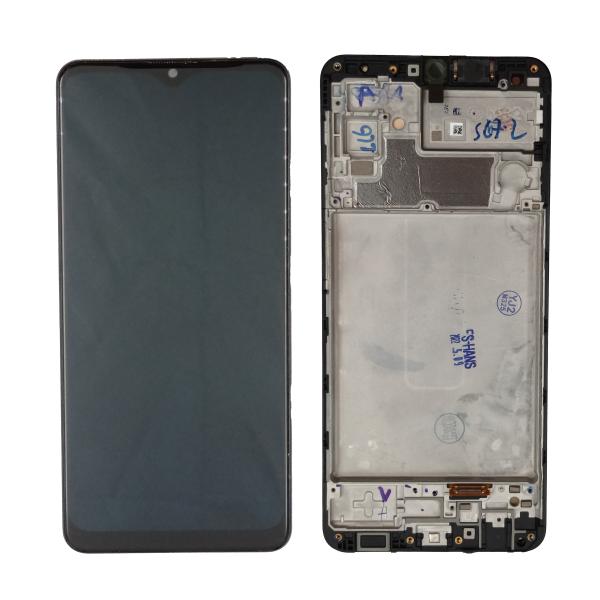 LCD PANTALLA SAMSUNG GALAXY M32 COMPLETA NEGRA CON MARCO