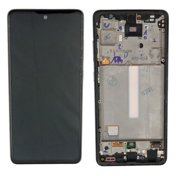 LCD PANTALLA SAMSUNG GALAXY A52 5G COMPLETA NEGRA CON MARCO