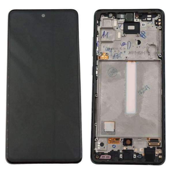 LCD PANTALLA SAMSUNG GALAXY A52 4G COMPLETA NEGRA CON MARCO