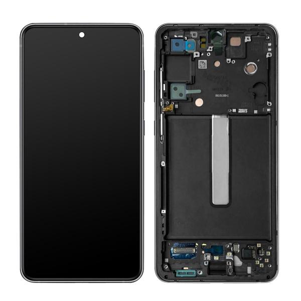 LCD PANTALLA SAMSUNG GALAXY S21 FE 5G COMPLETA NEGRA CON MARCO