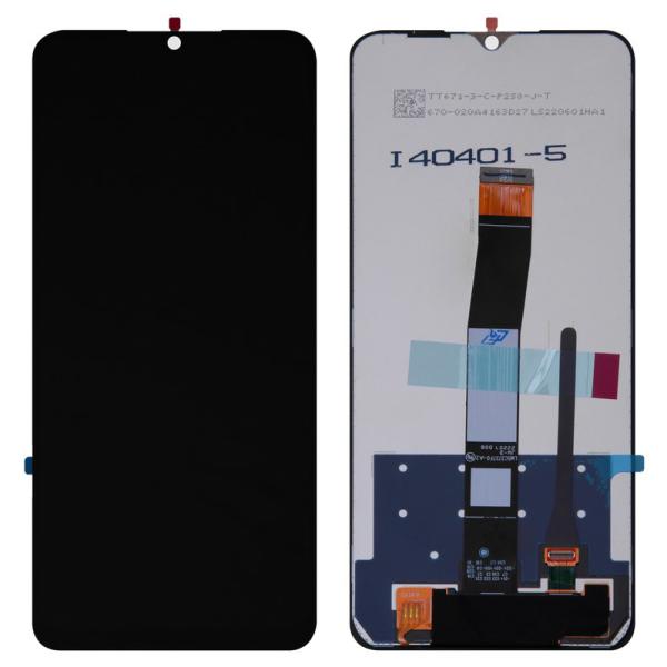LCD PANTALLA XIAOMI REDMI 10C POCO 40 COMPLETA NEGRA SIN MARCO