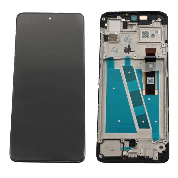 LCD PANTALLA MOTOROLA MOTO G72 COMPLETA NEGRA CON MARCO