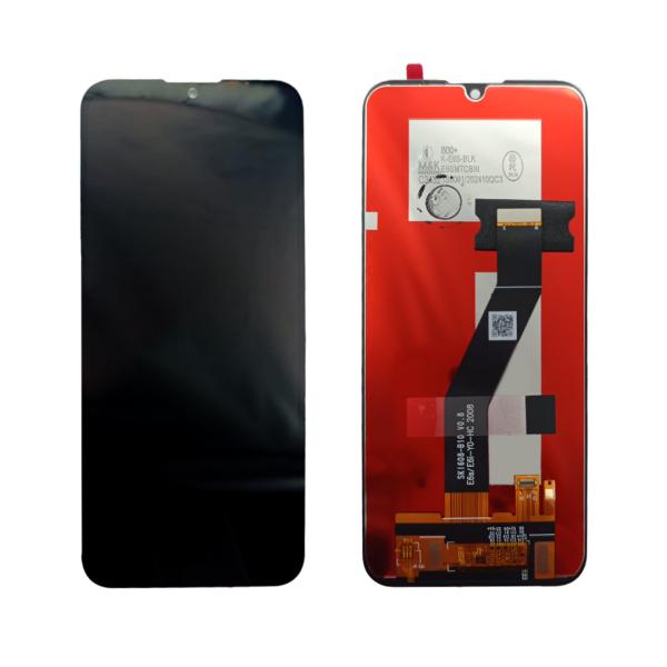 LCD PANTALLA MOTOROLA E6S E6I COMPLETA MNK NEGRA SIN MARCO