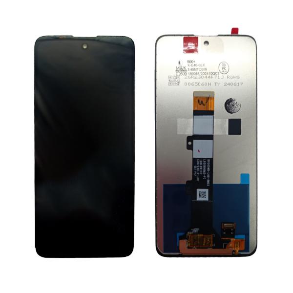 LCD PANTALLA MOTOROLA MOTO E40 COMPLETA MNK NEGRA SIN MARCO