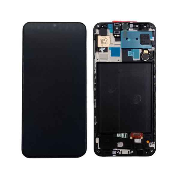 LCD PANTALLA SAMSUNG GALAXY A50 A505 COMPLETA FLYCDI NEGRA CON MARCO