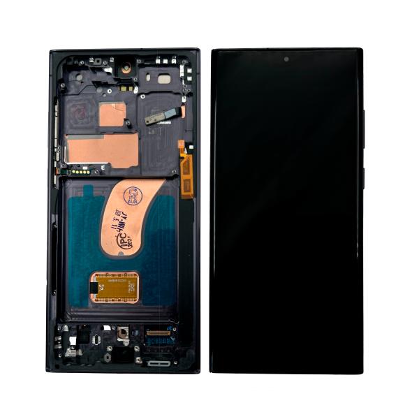 LCD PANTALLA SAMSUNG GALAXY S23 ULTRA COMPLETA NEGRA CON MARCO