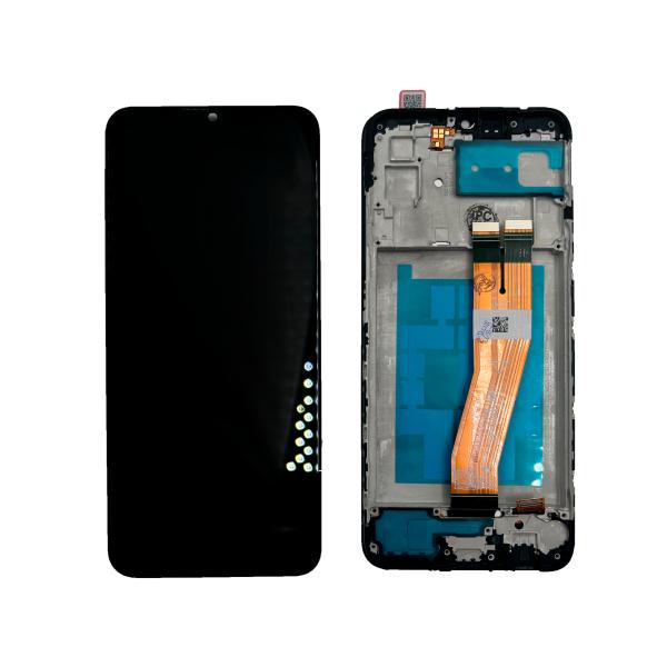 LCD PANTALLA SAMSUNG GALAXY A03 COMPLETA NEGRA CON MARCO