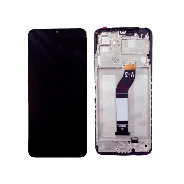 LCD PANTALLA XIAOMI 13C COMPLETA NEGRA CON MARCO