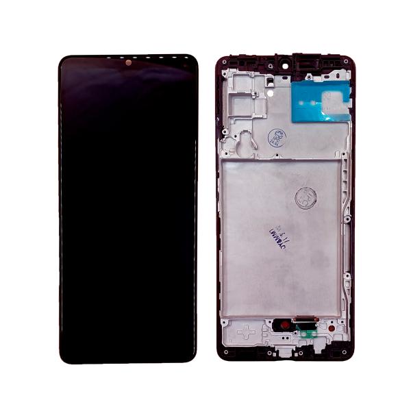 LCD PANTALLA SAMSUNG GALAXY A42 5G GRANDE COMPLETA NEGRA CON MARCO