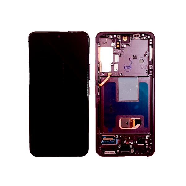 LCD PANTALLA SAMSUNG GALAXY S22 COMPLETA NEGRA CON MARCO