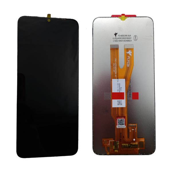LCD PANTALLA SAMSUNG GALAXY A03 CORE A032 FLYCDI NEGRA SIN MARCO