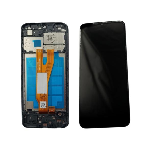 LCD PANTALLA SAMSUNG GALAXY A03 CORE NEGRA CON MARCO