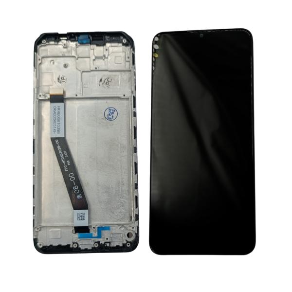 LCD PANTALLA XIAOMI REDMI 9 NEGRA CON MARCO