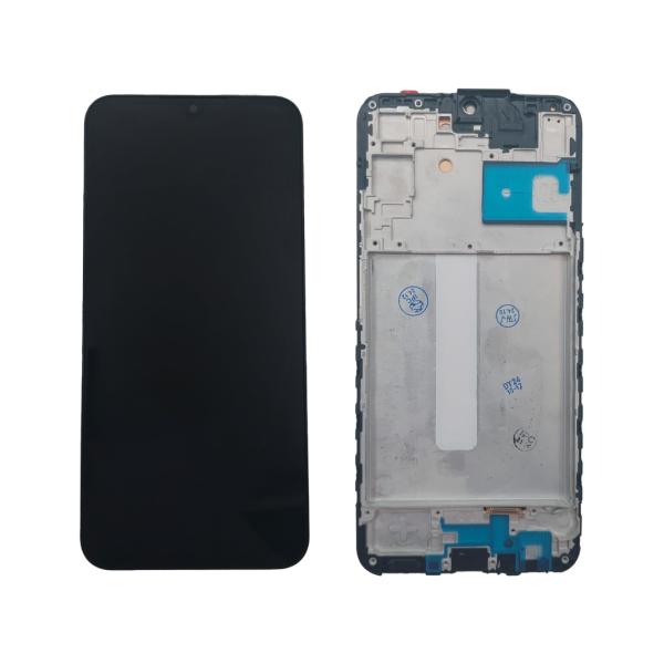 LCD PANTALLA SAMSUNG A25 BIG NEGRA CON MARCO